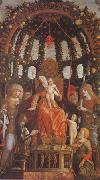 Andrea Mantegna Virgin and Child Surrounded by Six Saints and Gianfrancesco II Gonzaga (mk05) china oil painting artist